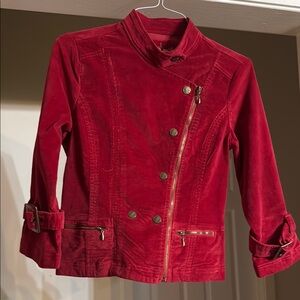 Women's Red Utility Jacket